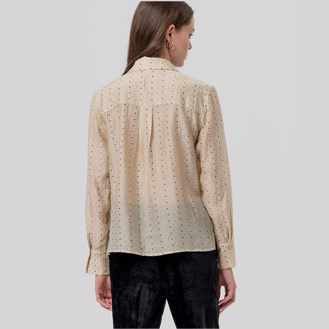 Surkana Straight Shirt in Beige