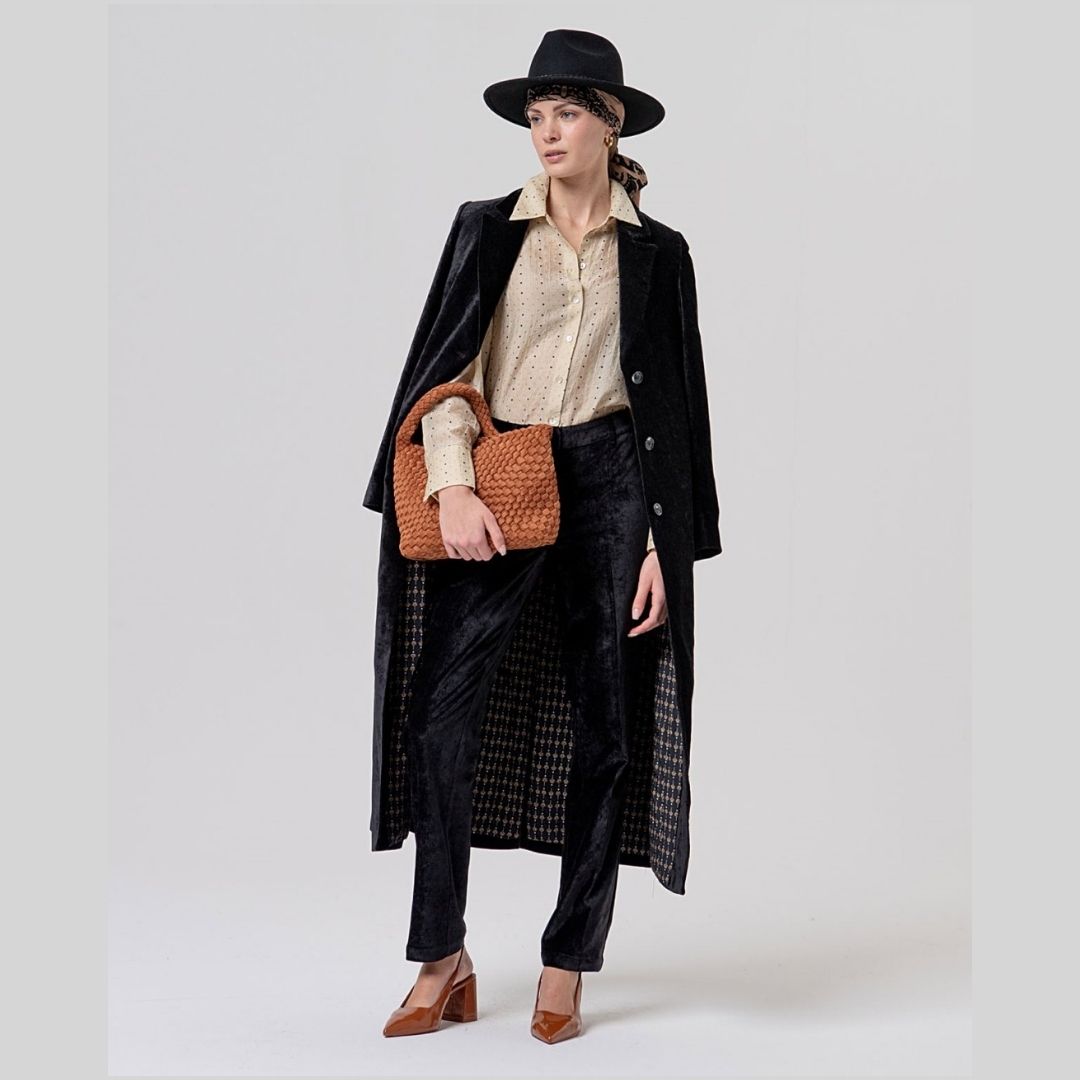 Surkana Straight Shirt in Beige