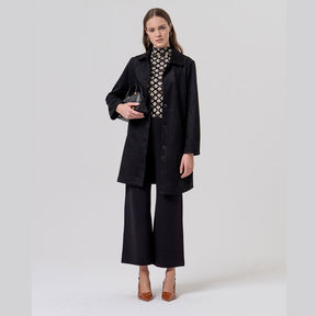 Surkana Turtleneck T-shirt in Black