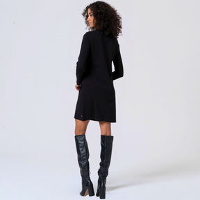 Surkana Women's Lisa Short A-Line Dress in Black