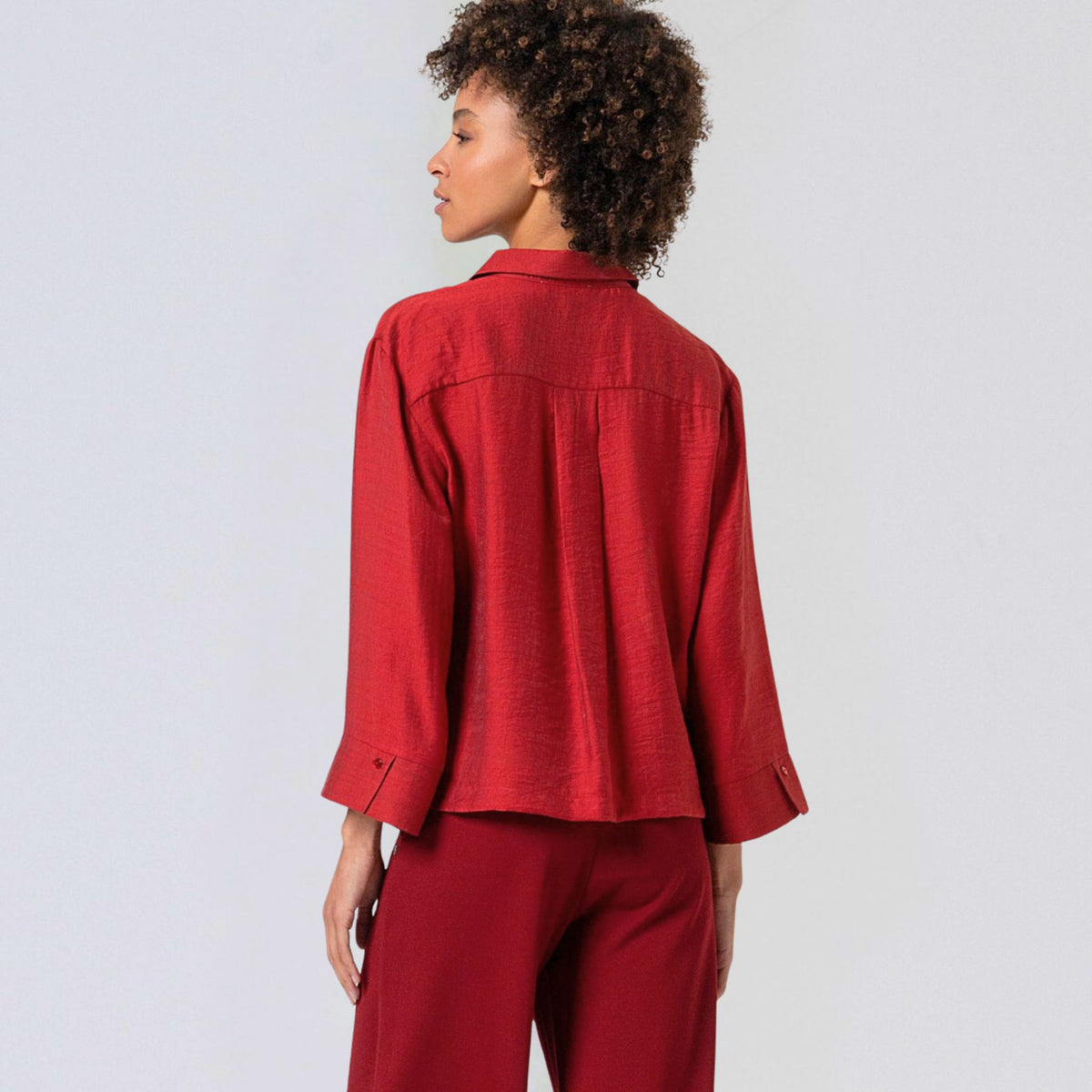 Surkana Women's Livo Loose Shirt in Light Tile