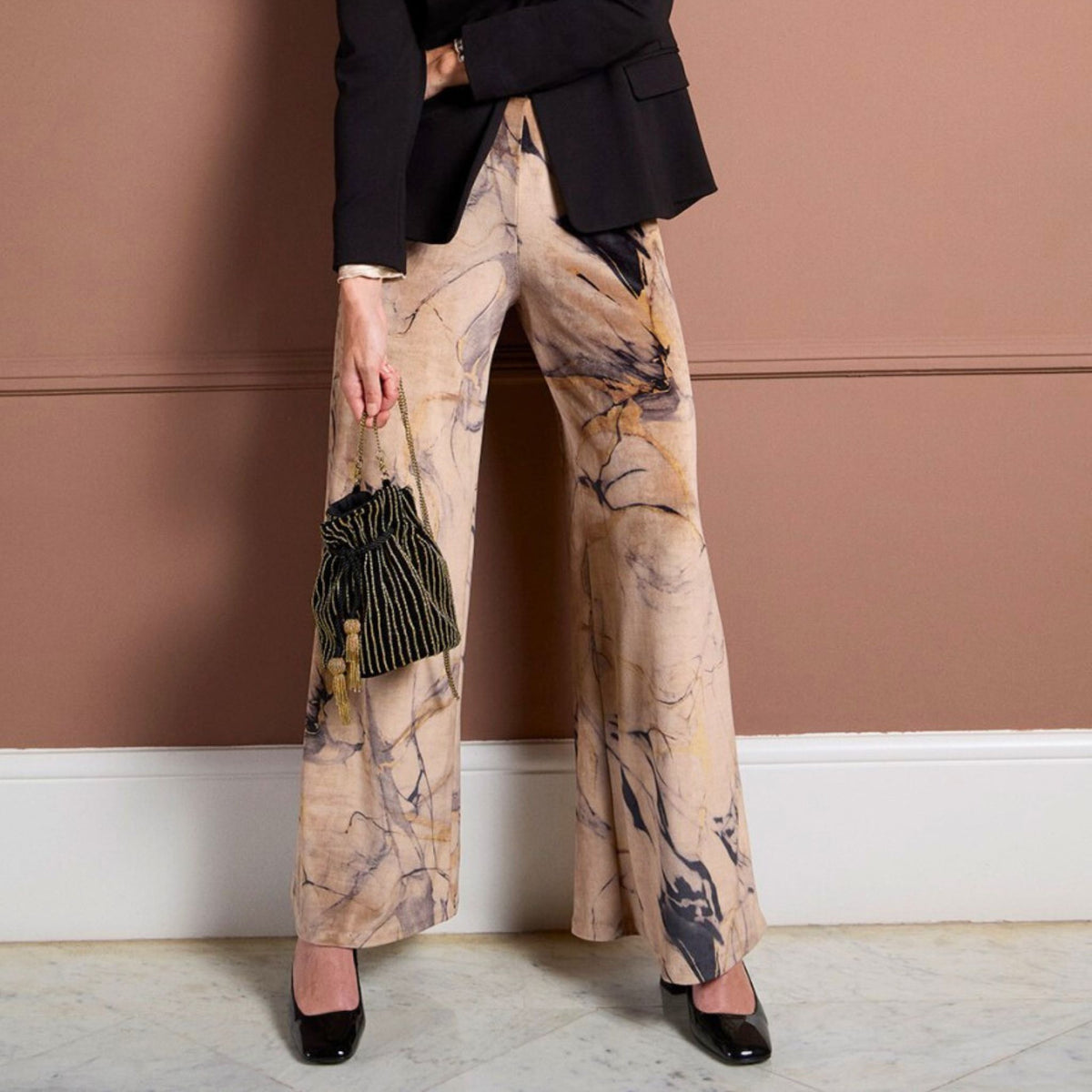 Surkana Women's Nite Wide Trousers in Multi