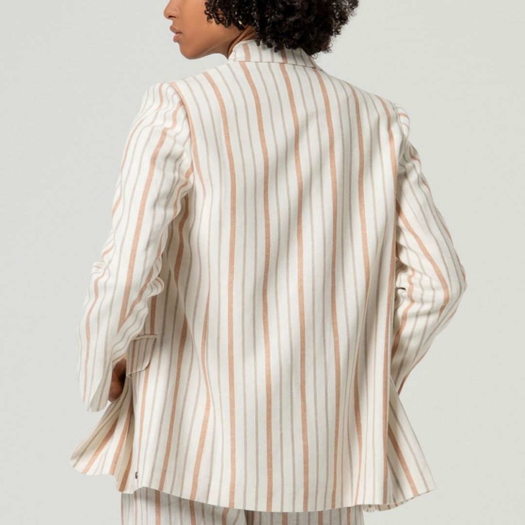 Surkana Women's Blazer in Ecru
