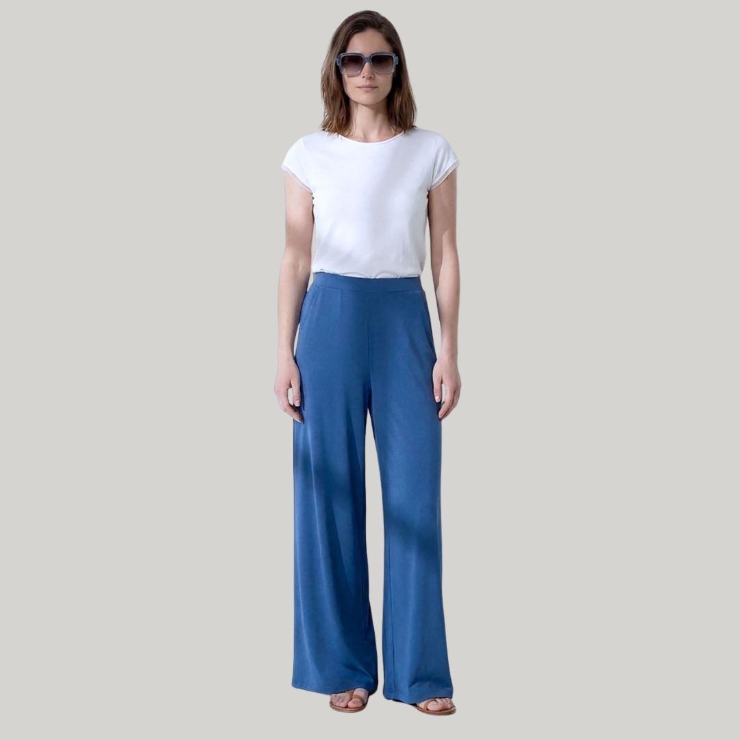 Surkana Women's Wide Pants in Blue