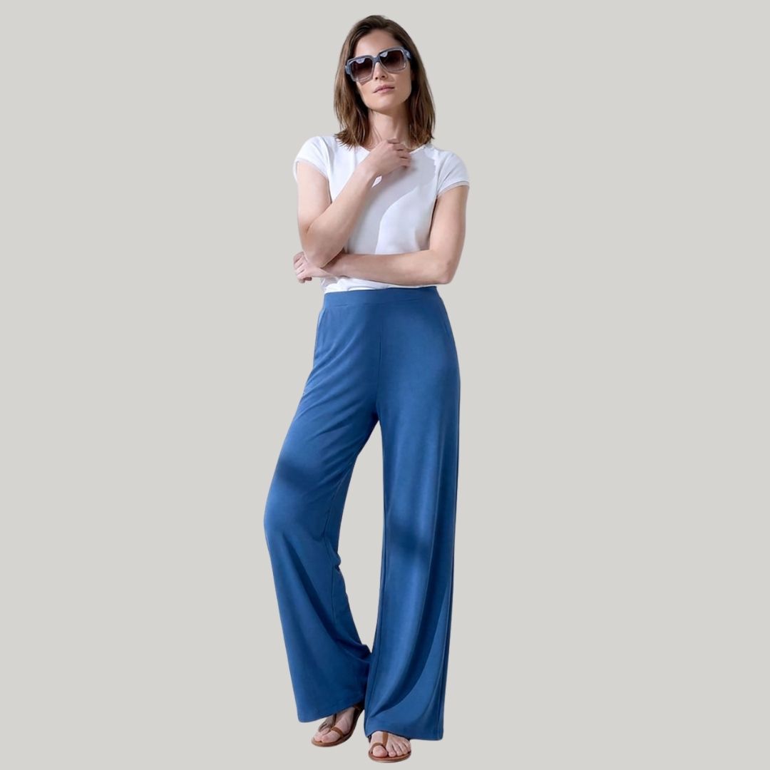 Surkana Women's Wide Pants in Blue