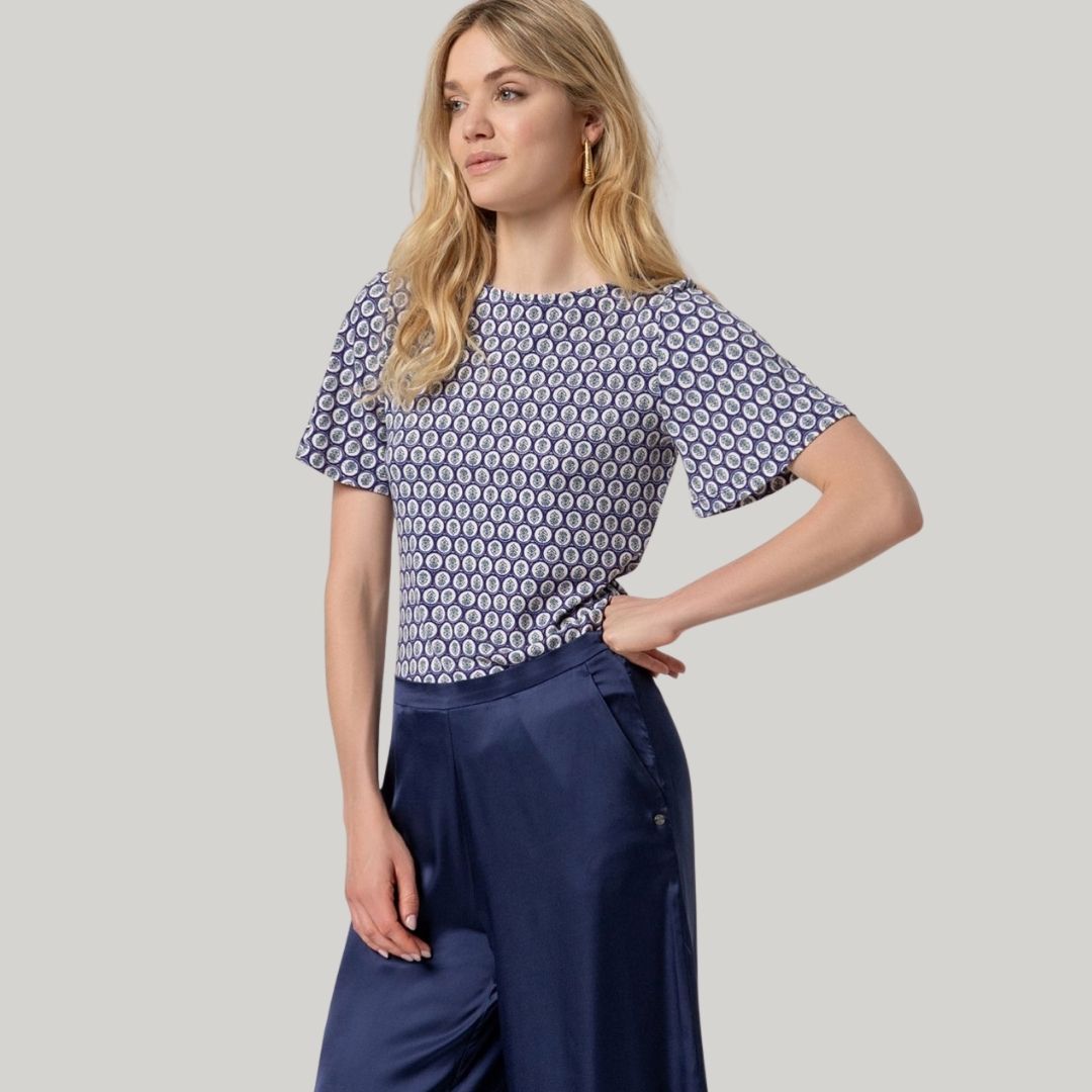 Surkana Women's Wide Pants in Night Blue