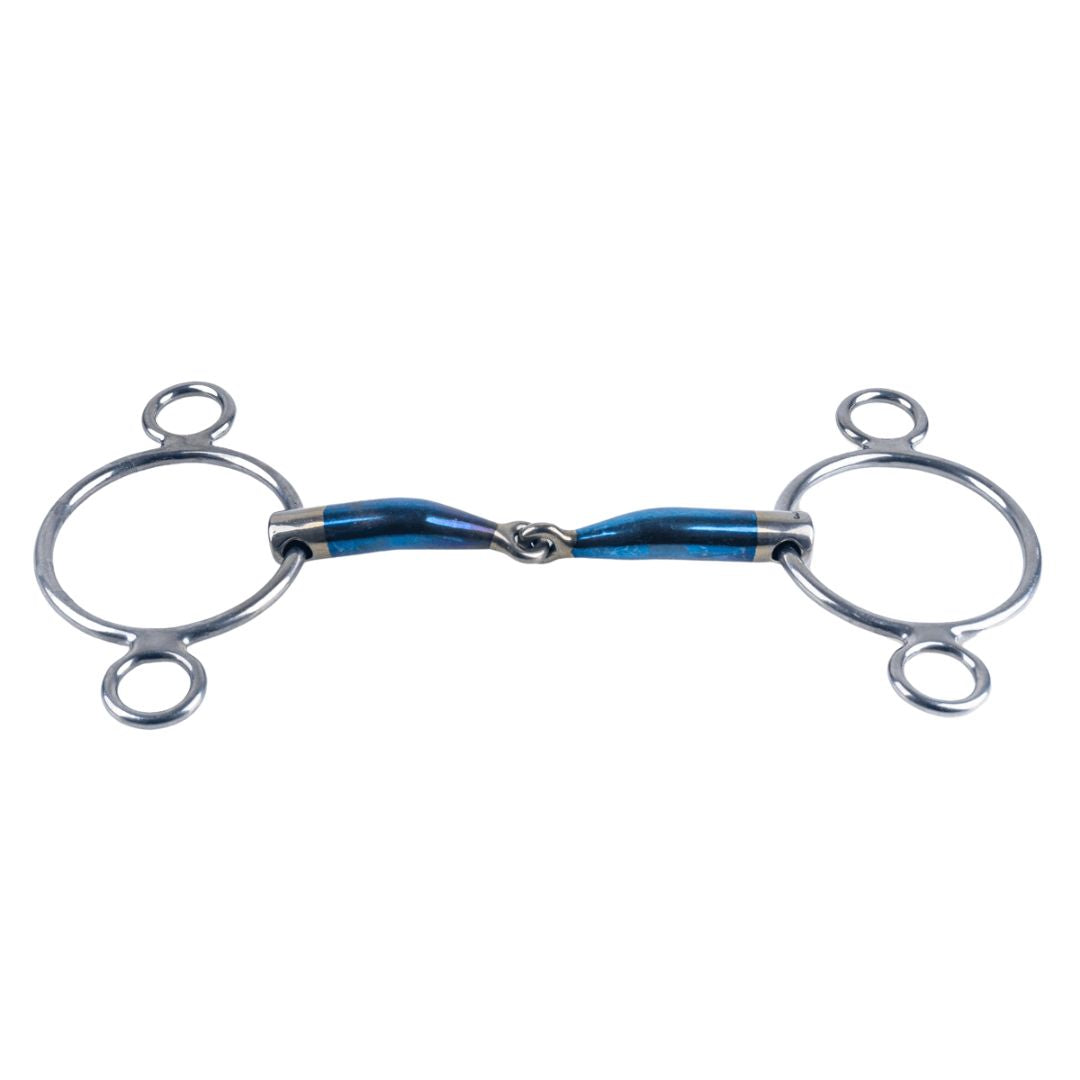 TRUST Equestrian Sweet Iron 3 Ring Jointed Bit