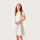 Welligogs Women's Jasmine Dress in White