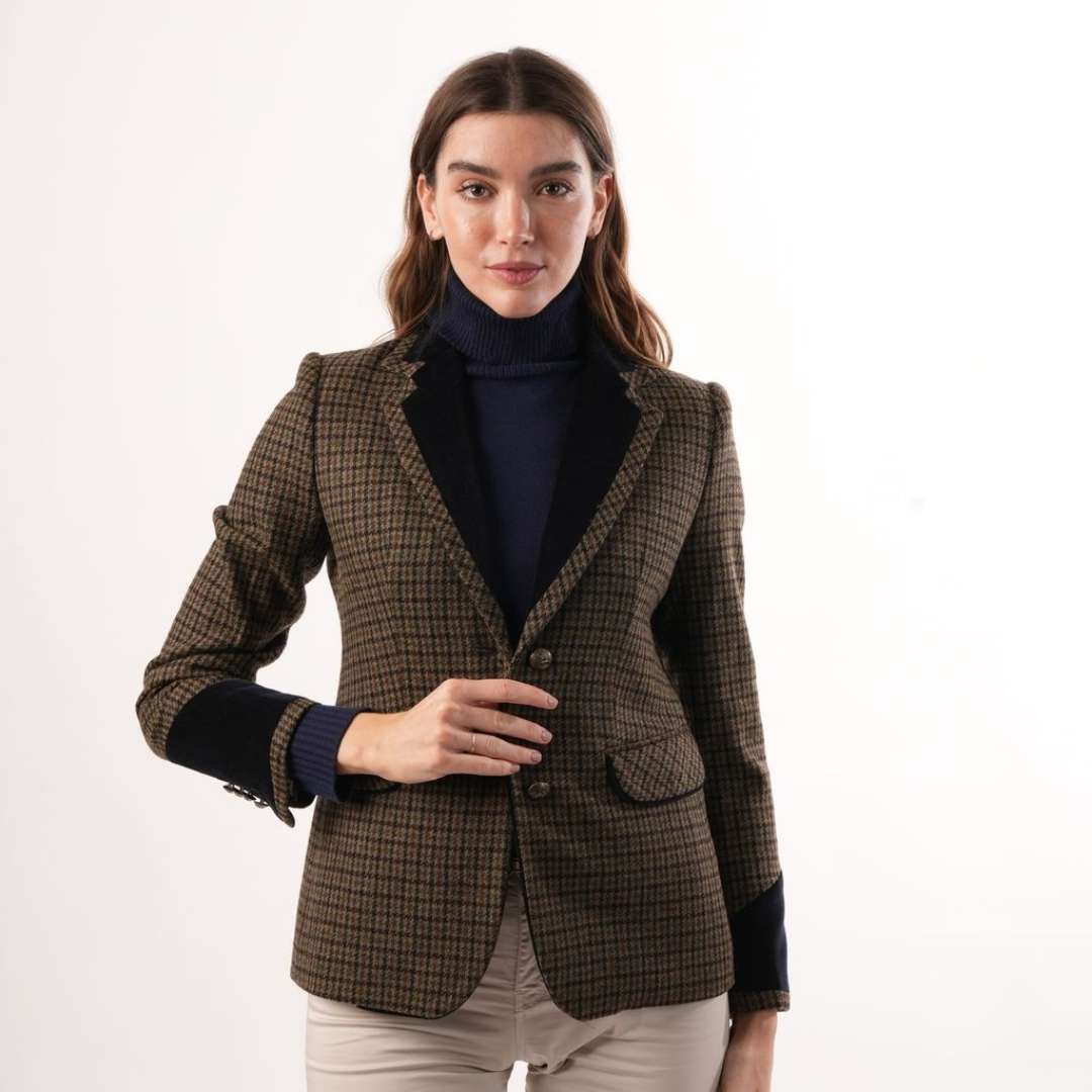 Welligogs Grantham Wool Jacket in Sage Check