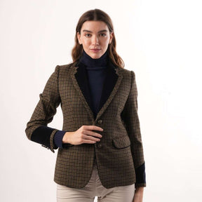 Welligogs Grantham Wool Jacket in Sage Check