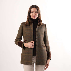 Welligogs Knightsbridge Cashmere Jacket in Chocolate