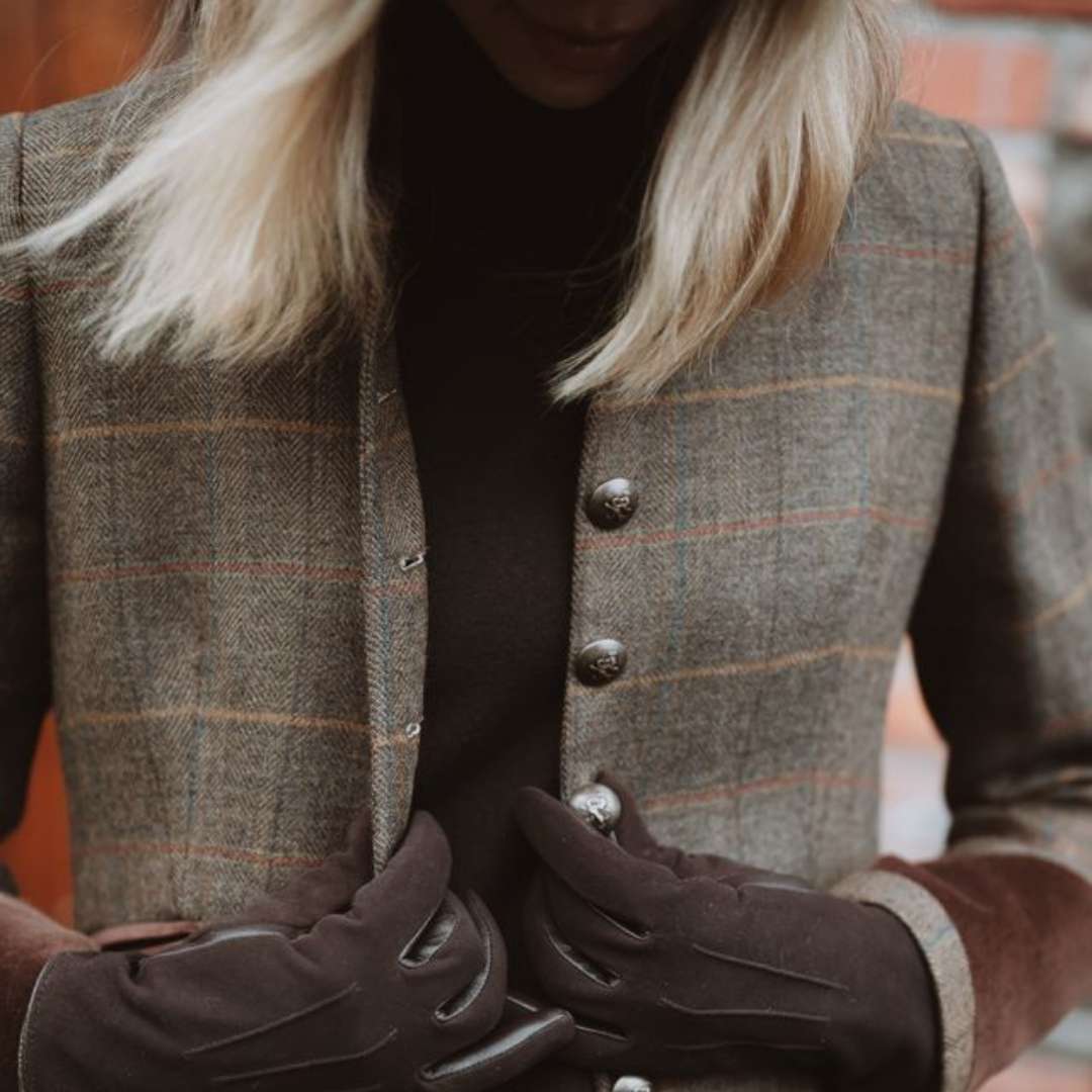 Welligogs Knightsbridge Cashmere Jacket in Chocolate