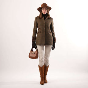 Welligogs Knightsbridge Cashmere Jacket in Chocolate