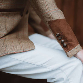 Welligogs Knightsbridge Cashmere Jacket in Wheat