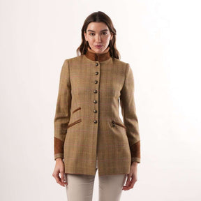 Welligogs Knightsbridge Cashmere Jacket in Wheat