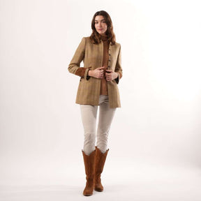 Welligogs Knightsbridge Cashmere Jacket in Wheat