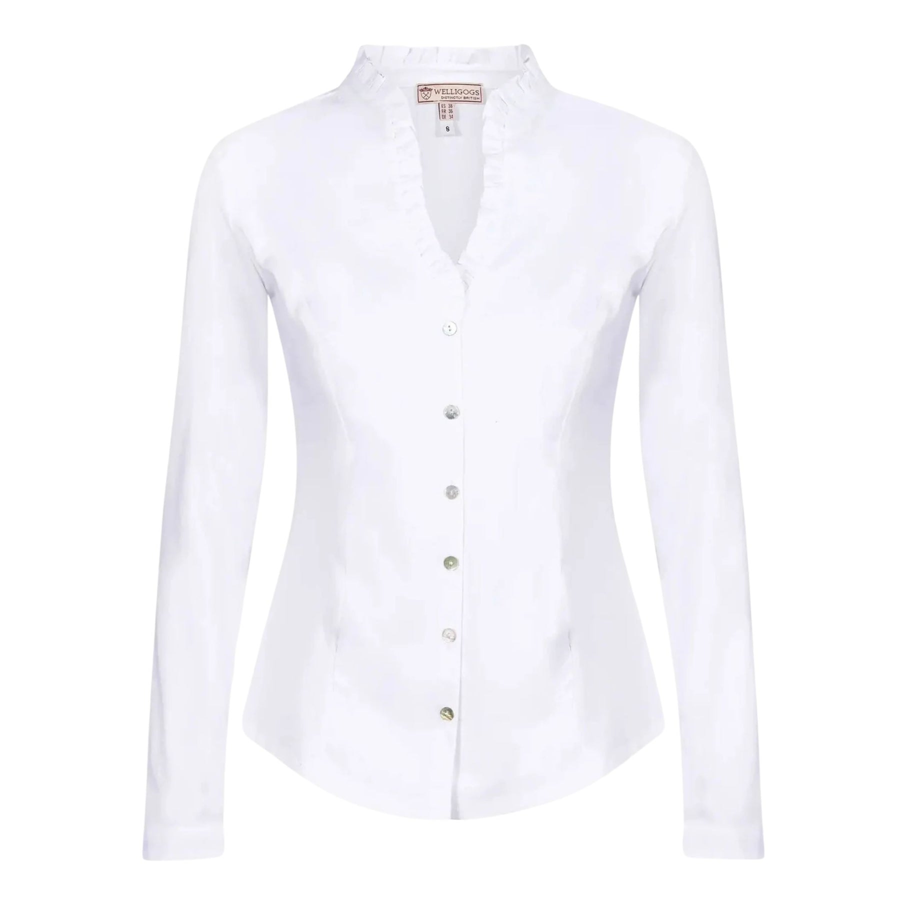 Welligogs Women's Cassandra Shirt in Ivory White