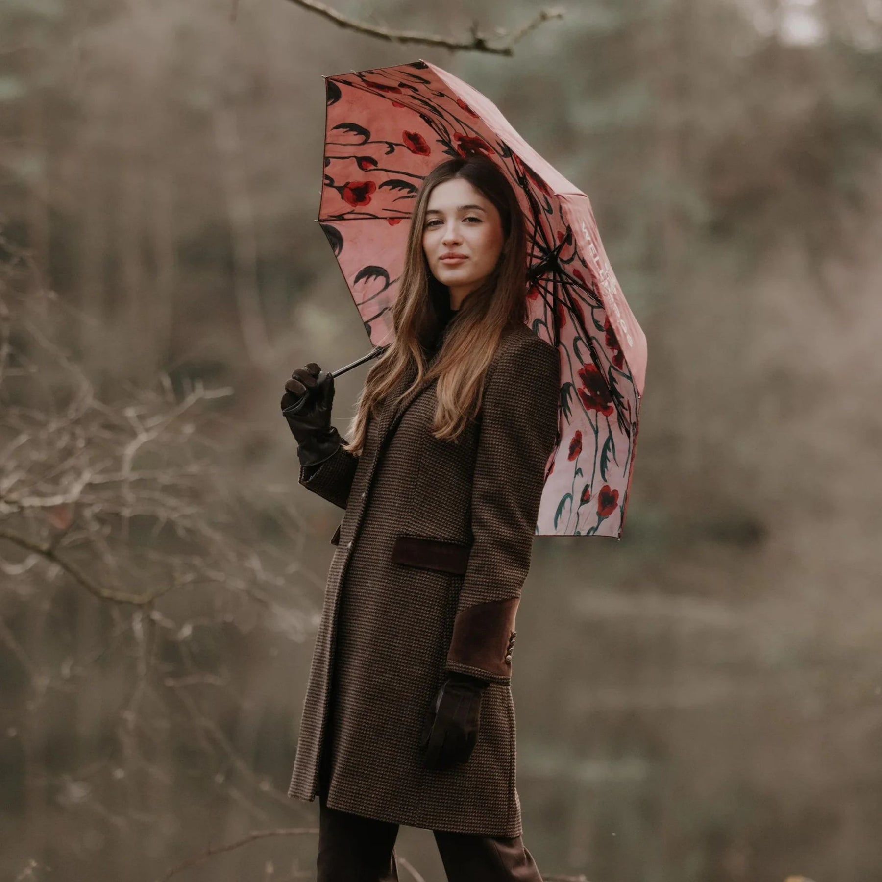 Welligogs Women's Demelza Wool Coat in Coffee