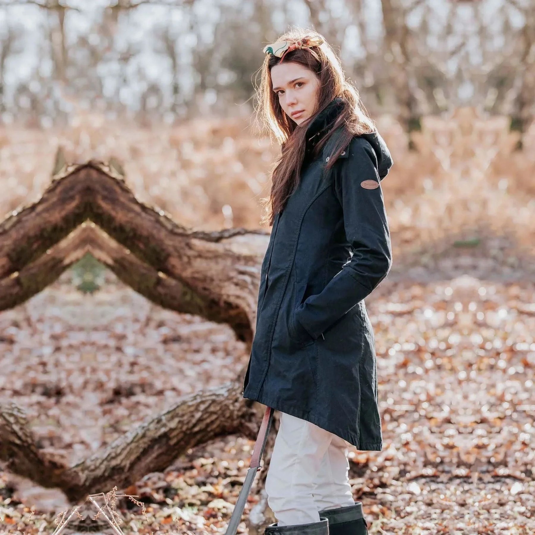 Welligogs Women's Perdita Waterproof Coat in Navy