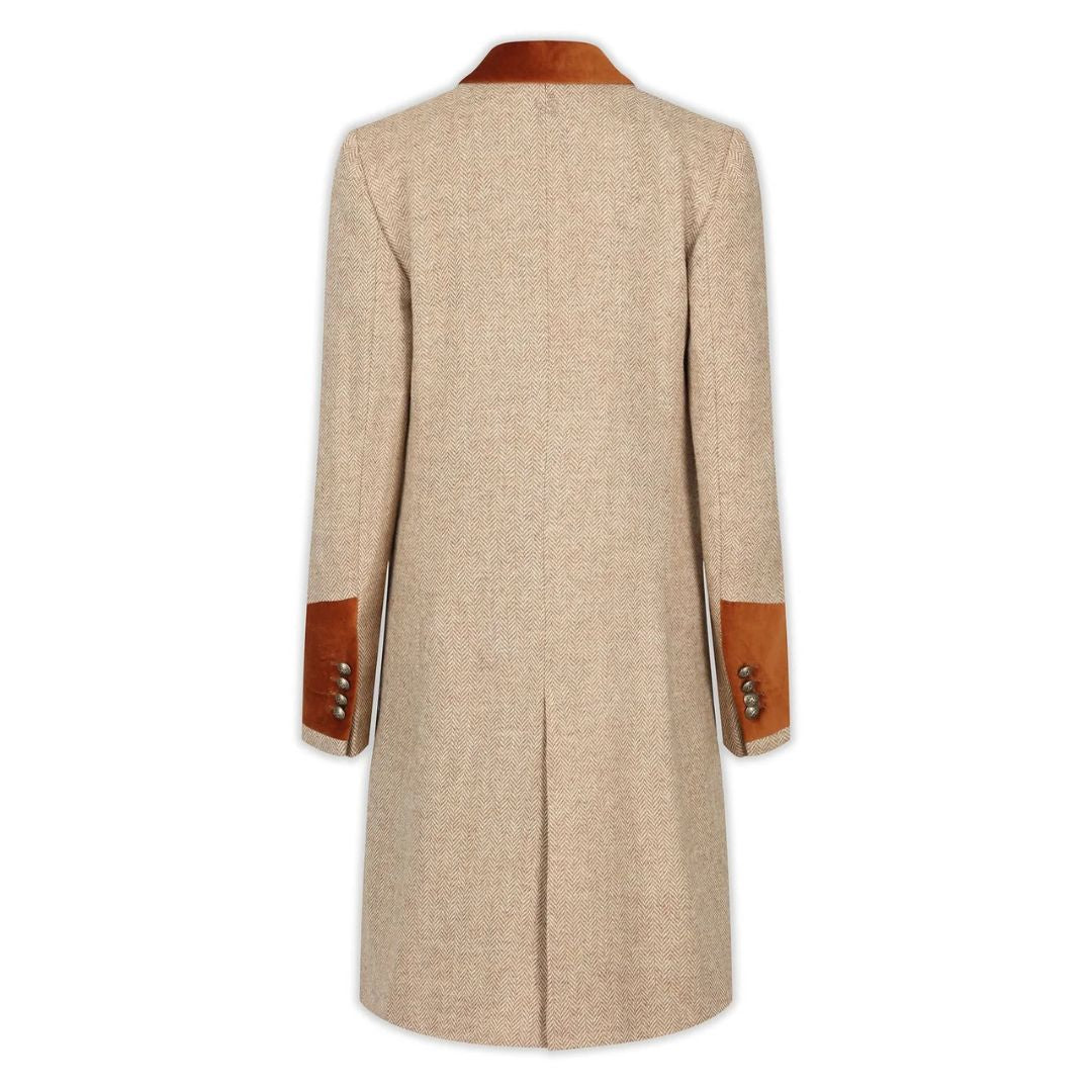 Welligogs Women's Demelza Hazelnut Wool Coat