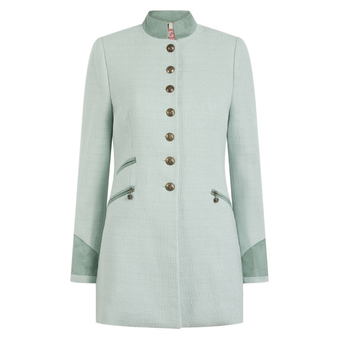 Welligogs Women's Henley Jacket in Jelly Mint