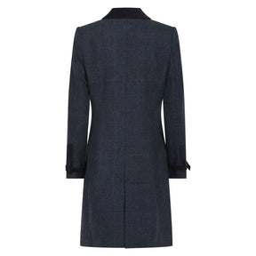 Welligogs Women's Kensington Wool Trench Coat in Navy