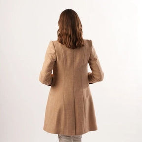 Welligogs Women's Oxford Amber Wool Coat in Haze