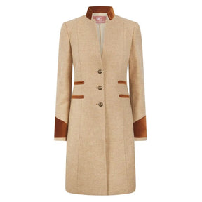 Welligogs Women's Oxford Amber Wool Coat in Haze