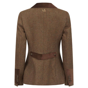 Welligogs Women's Westminster Check Wool Jacket in Walnut