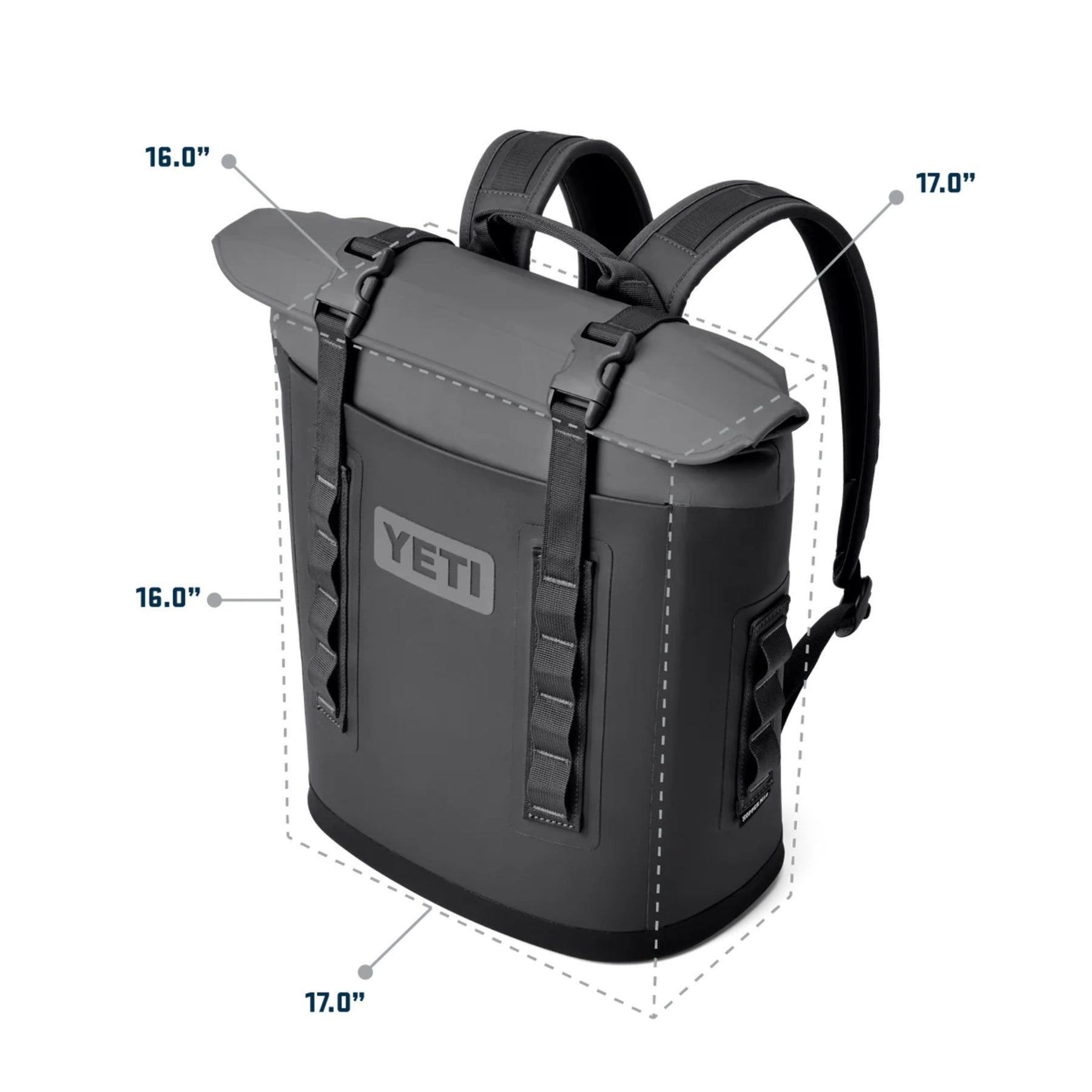 YETI Hopper M12 Backpack in Black Forest Green