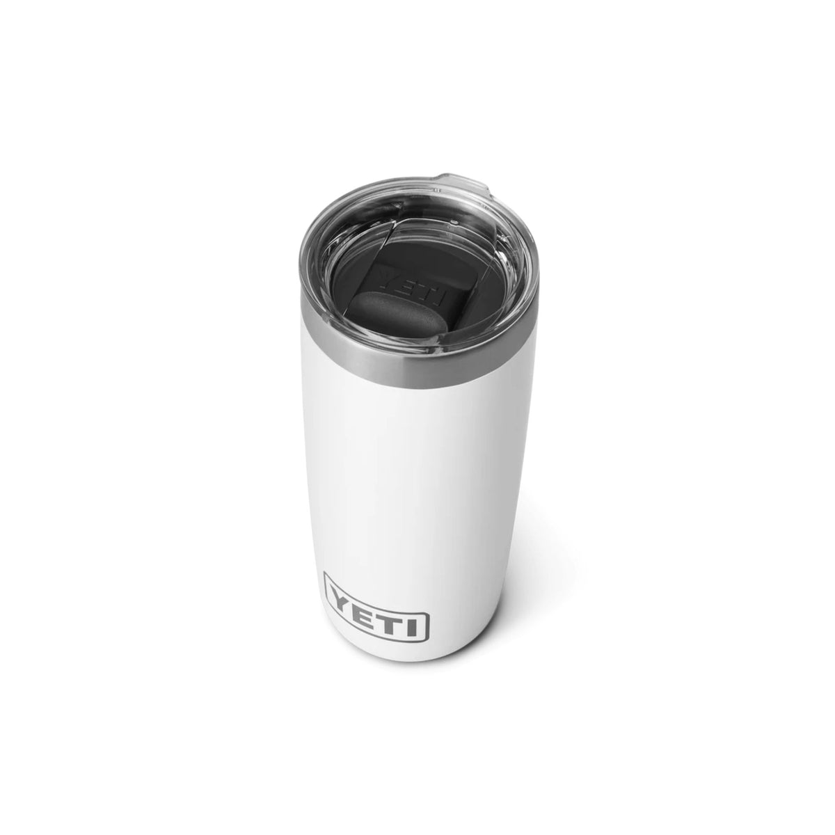 YETI Rambler 10 Oz Tumbler in White (296ml) with Magslider Lid
