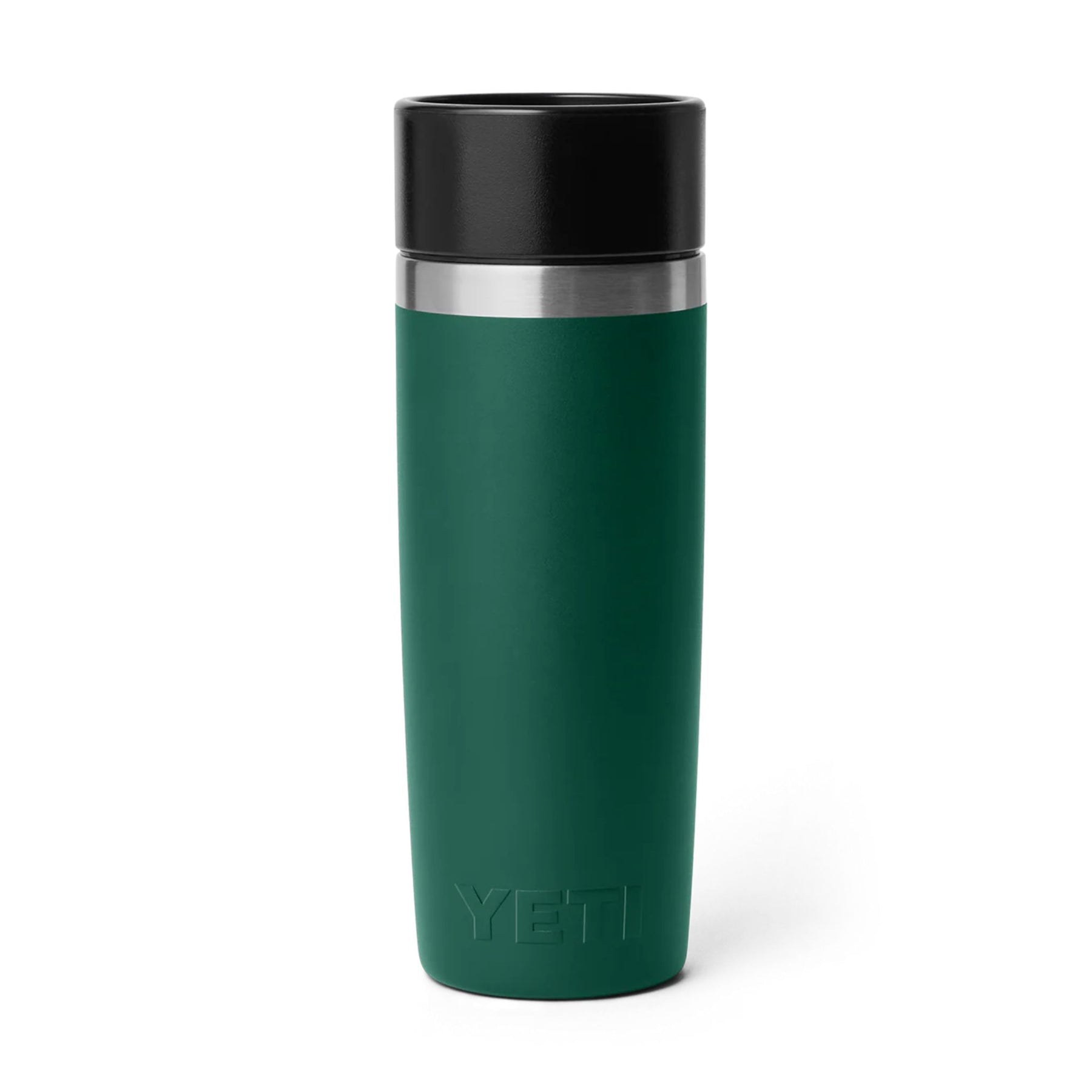 YETI Rambler 16 Oz Travel Bottle in Black Forest Green (473ml) with Commuter Cap