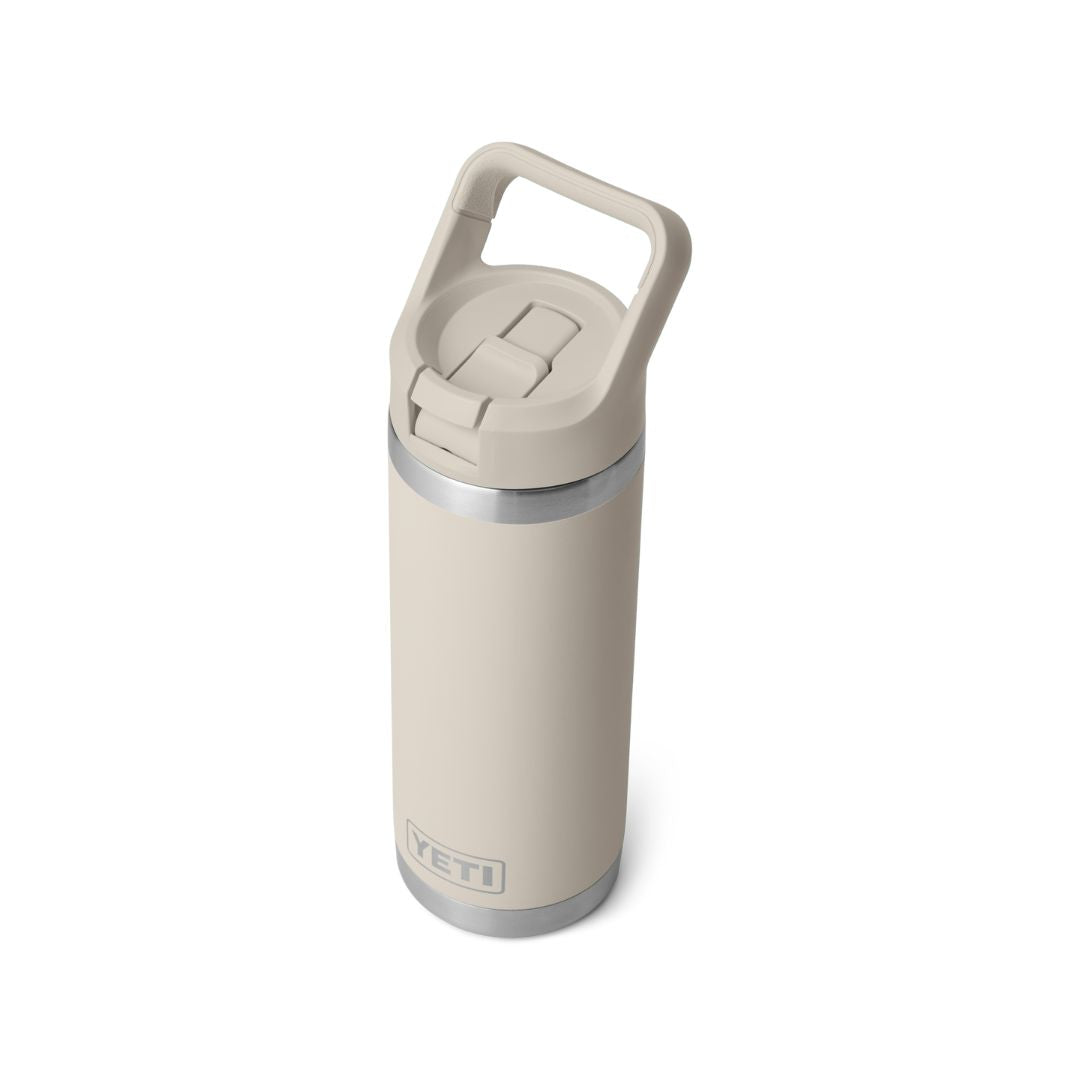 YETI Rambler 18 Oz Bottle in Cape Taupe (532ml) with Straw Cap