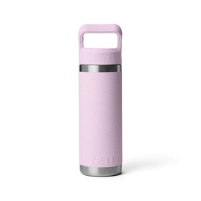 YETI Rambler 18 Oz Bottle in Cherry Blossom (532ml) with Straw Cap