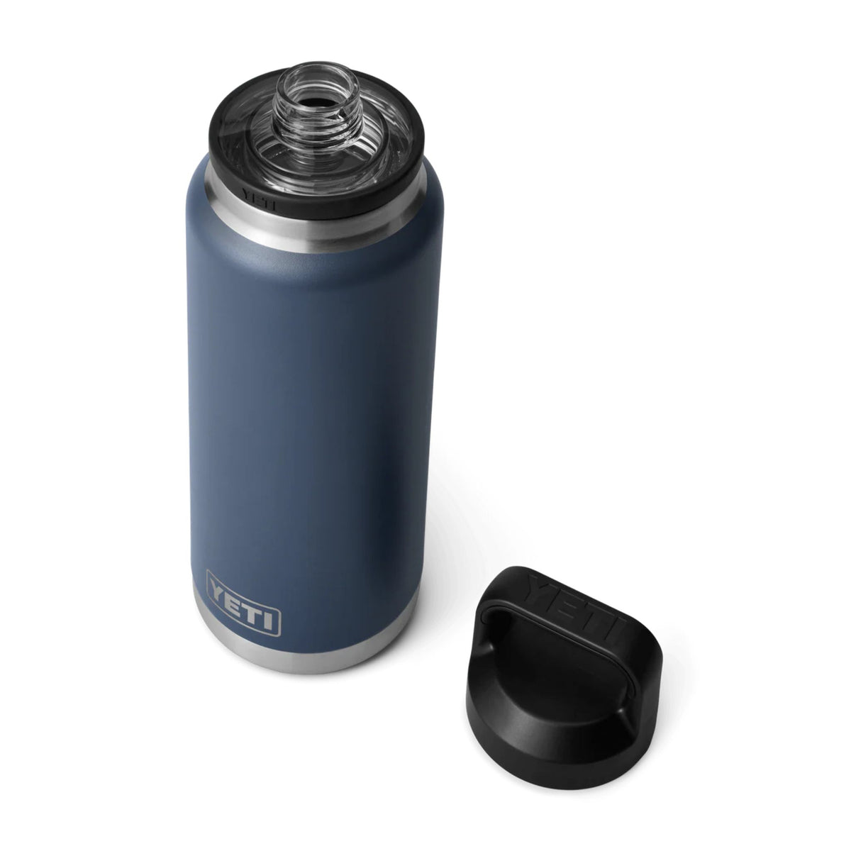 YETI Rambler 36 Oz Bottle in Navy (1065 ml) with Chug Cap