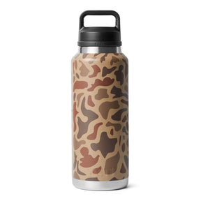 YETI Rambler 46 Oz Bottle in Wetlands Camo (1400ml) with Chug Cap