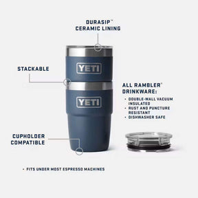 YETI Rambler Ceramic Lined Cup 8oz Riverhead Green