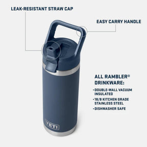 YETI Rambler Straw Bottle 18oz Pace Purple
