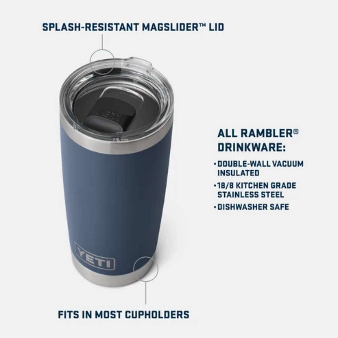 YETI Rambler Tumbler 20oz Riverhead Green