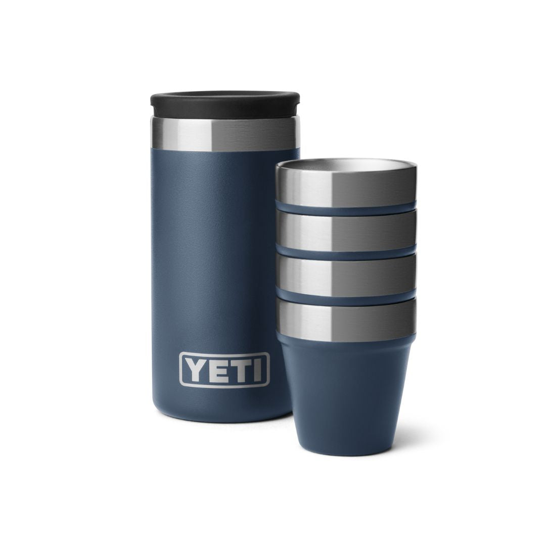 YETI Shot Glasses with Carrying Case in Navy