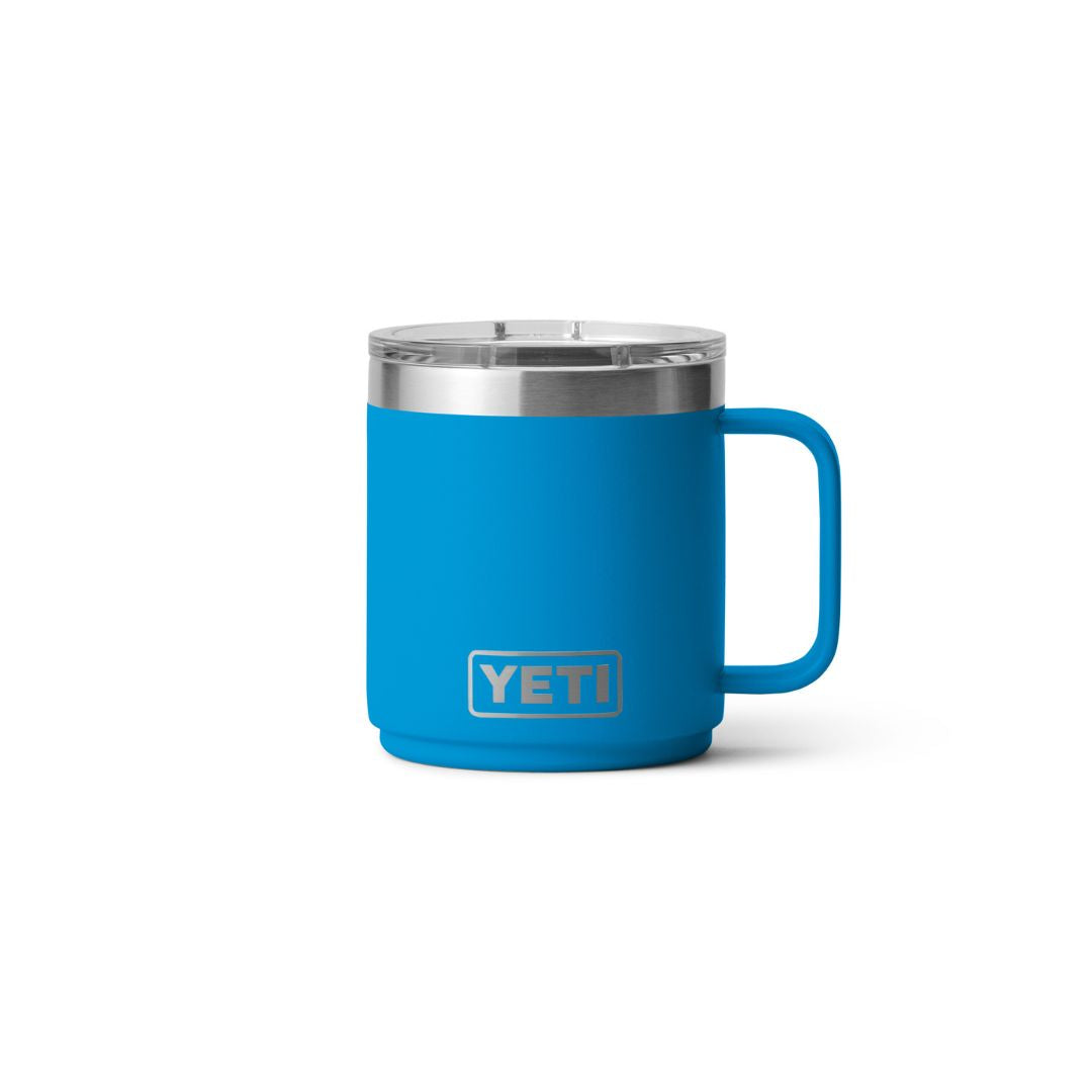 YETI Rambler 10 Oz Stackable Mug in Big Wave Blue (296ml) with Magslider Lid