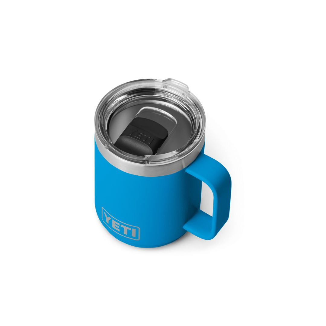 YETI Rambler 10 Oz Stackable Mug in Big Wave Blue (296ml) with Magslider Lid