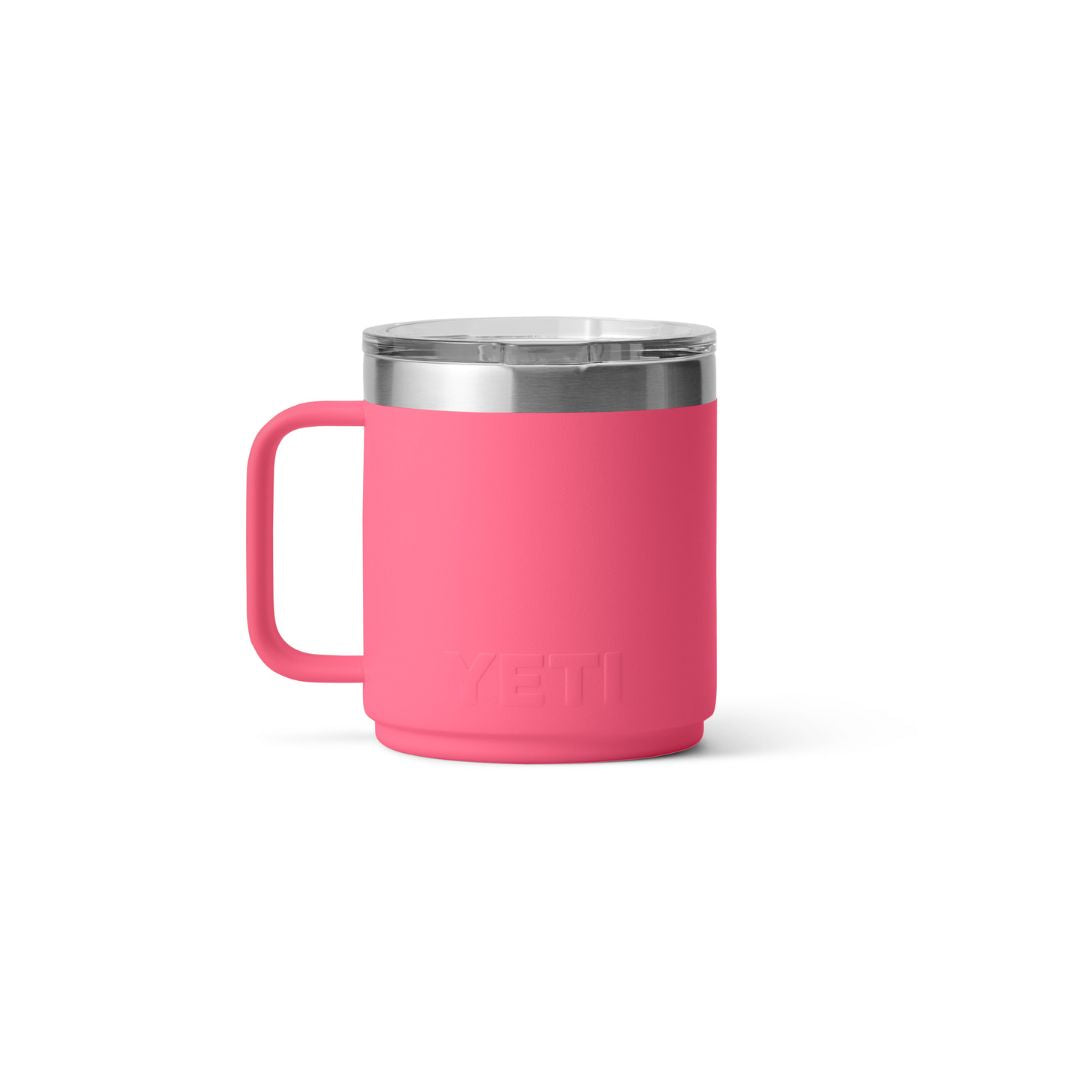 YETI Rambler 10 Oz Stackable Mug in Tropical Pink (296ml) with Magslider Lid