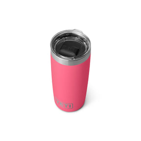 YETI Rambler 10 Oz Tumbler in Tropical Pink (296ml) with Magslider Lid