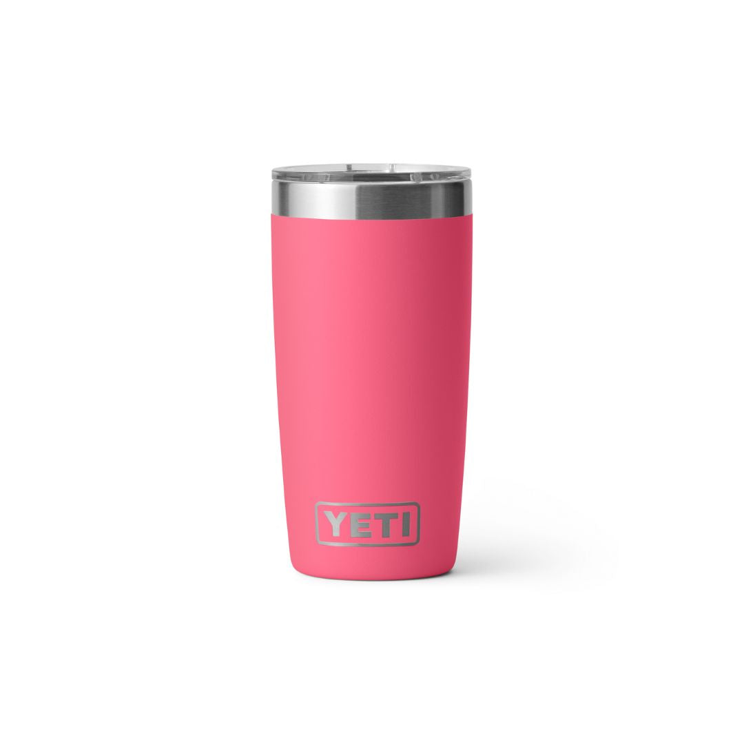 YETI Rambler 10 Oz Tumbler in Tropical Pink (296ml) with Magslider Lid