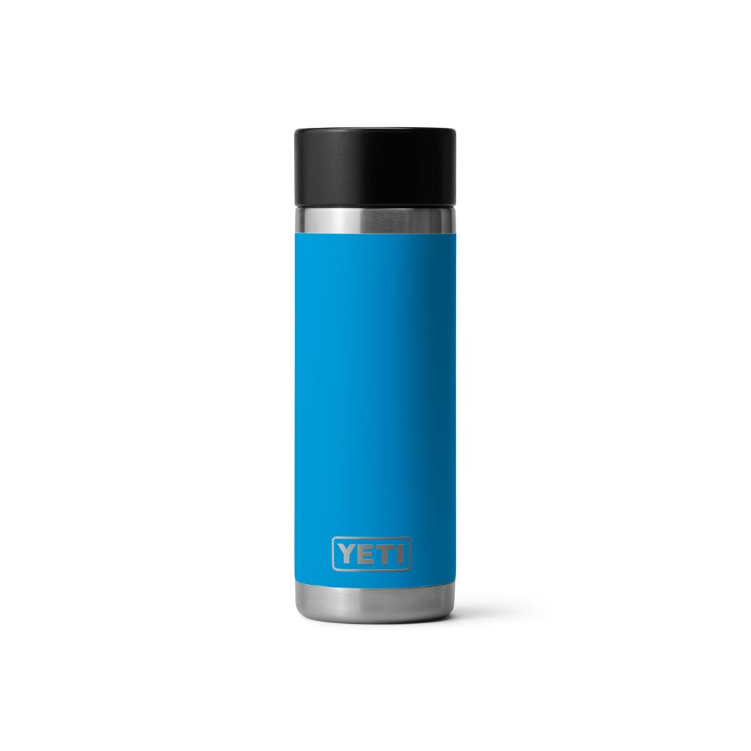 YETI Rambler 18 Oz Bottle in Big Wave Blue (532ml) with HotShot Cap