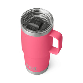 YETI Rambler 20 Oz Travel Mug in Tropical Pink (591ml) with StrongHold Lid