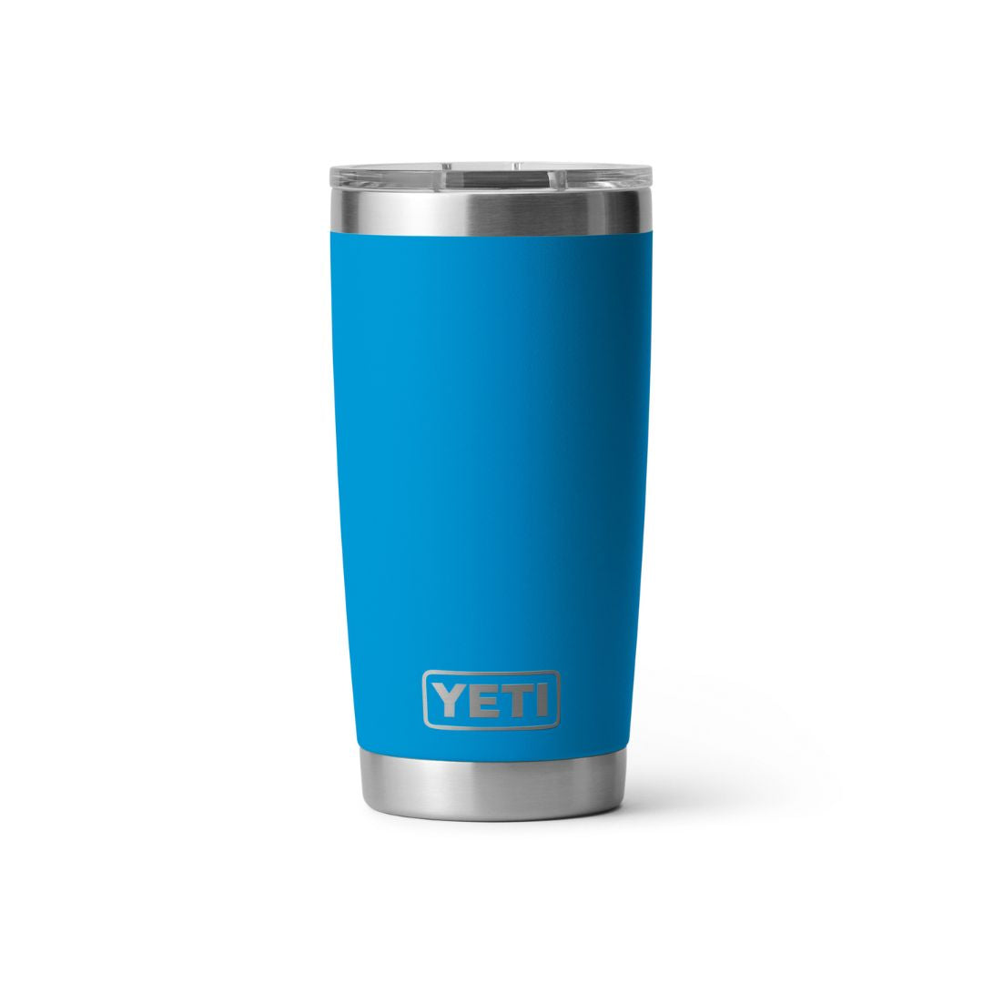 YETI Rambler 20 Oz Tumbler in Big Wave Blue (591ml) with Magslider Lid