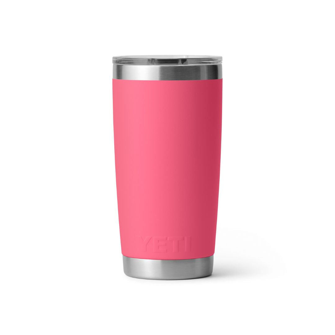 YETI Rambler 20 Oz Tumbler in Tropical Pink (591ml) with Magslider Lid