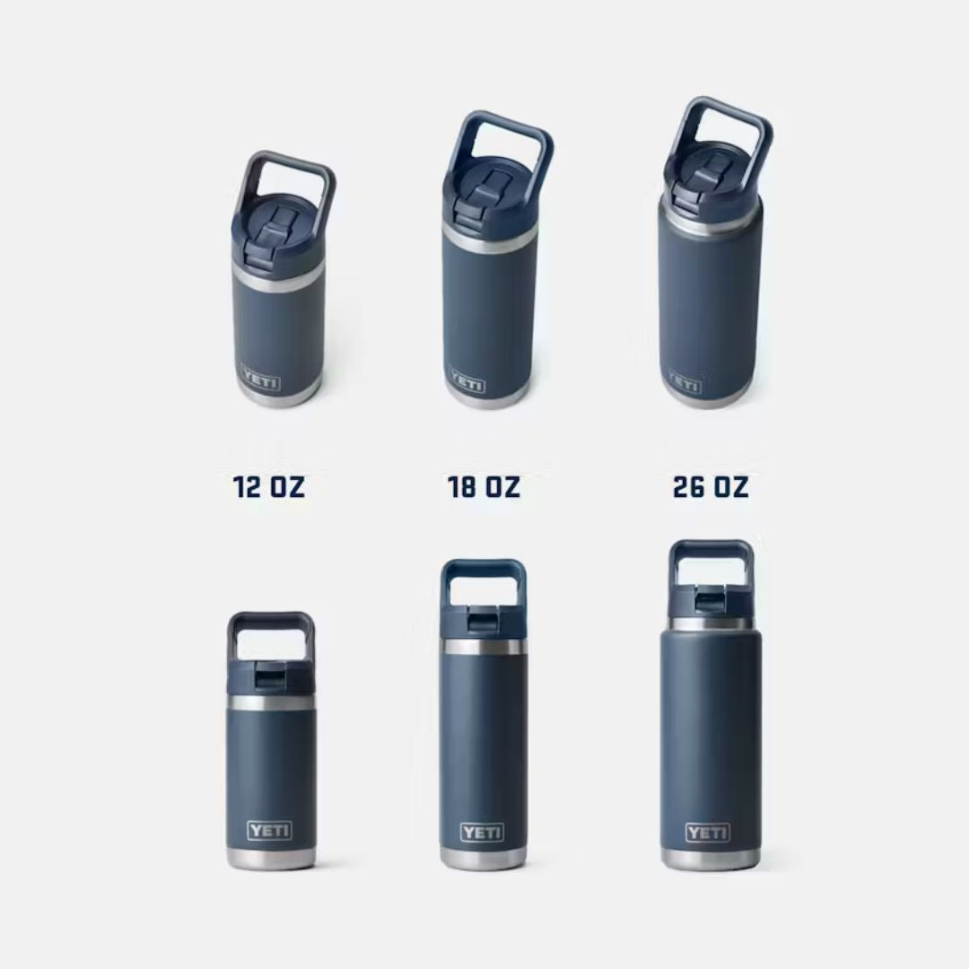 YETI Rambler 26 Oz Bottle in Ridgeline (769ml) with Straw Cap